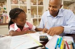 Dad home school, African American Home School, Dad & Daughter
