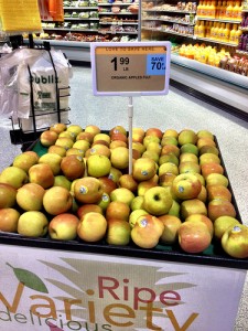 Organic Apples on Sale, Publix
