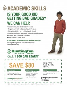 Huntington Learning Center reviews, Huntington Learning Center, Back to School tutoring, Atlanta tutoring