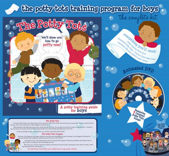 Potty Tots, Potty Tots Review, How to Potty Train, Potty training tips, potty training DVD, potty training book, Jill Leech