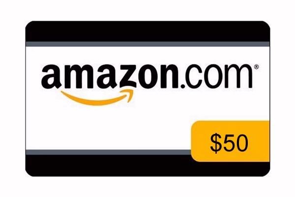 Amazon gift card, $50 Amazon gift card