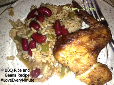  #LoveEveryMinute, BBQ rice, beans and rice recipe,  minute rice,  minute rice recipes, quick dinner recipes, rice recipes