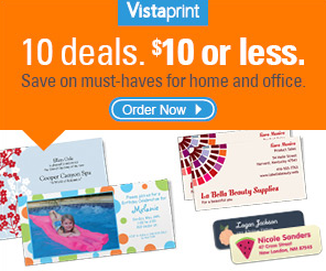 Vistaprint 10 Deals $10 or Less