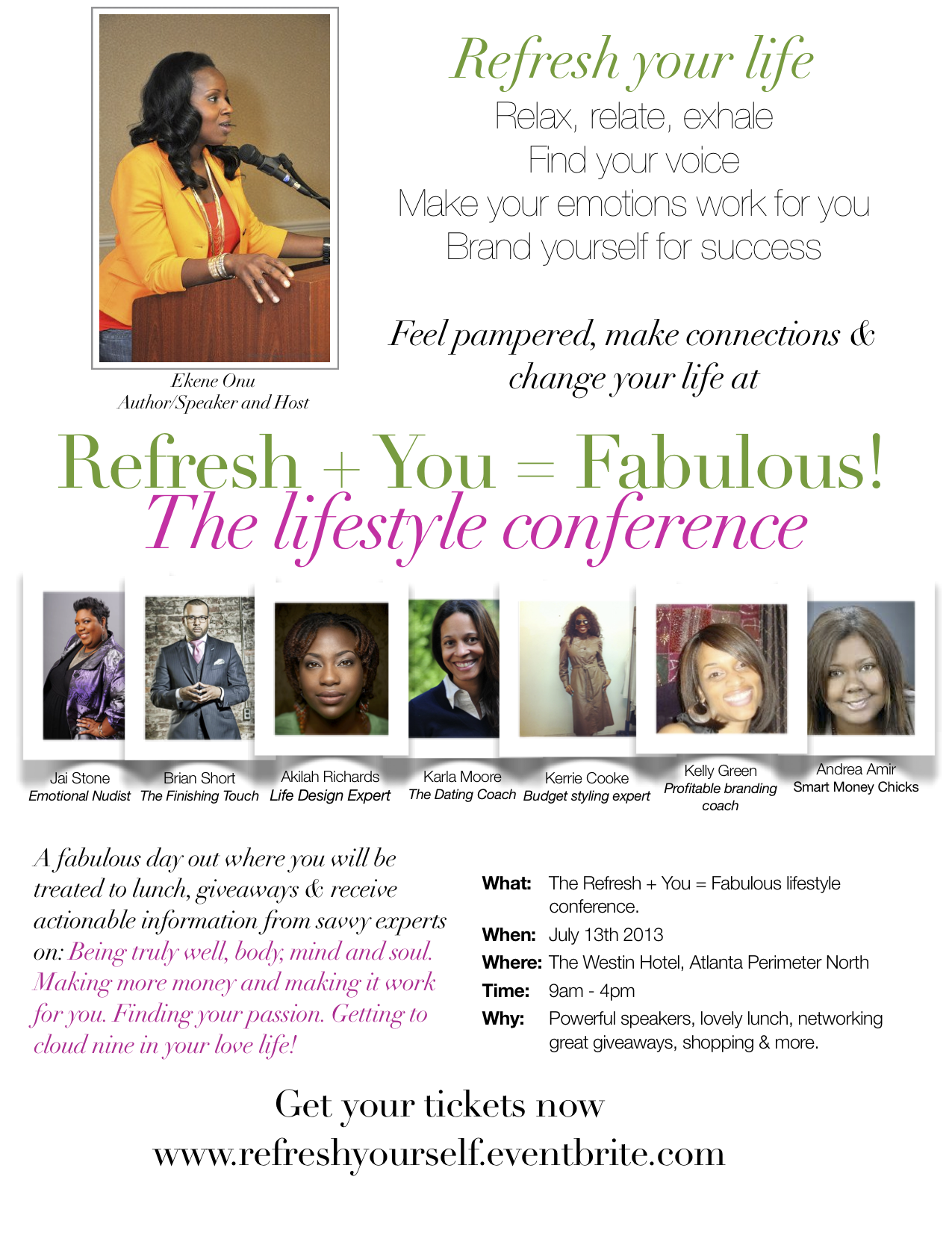 Refresh + You = Fabulous Event in Atlanta