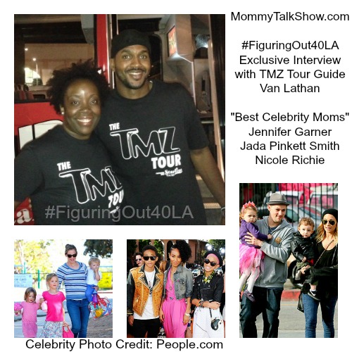 VIDEO - TMZ Tour Guide Van Lathan: Best Celebrity Moms #FiguringOut40LA