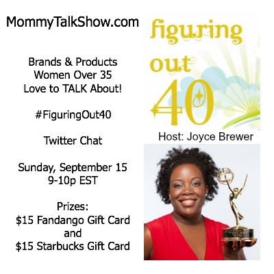 #FiguringOut40 Twitter Chat 9/15 ~ MommyTalkShow.com
