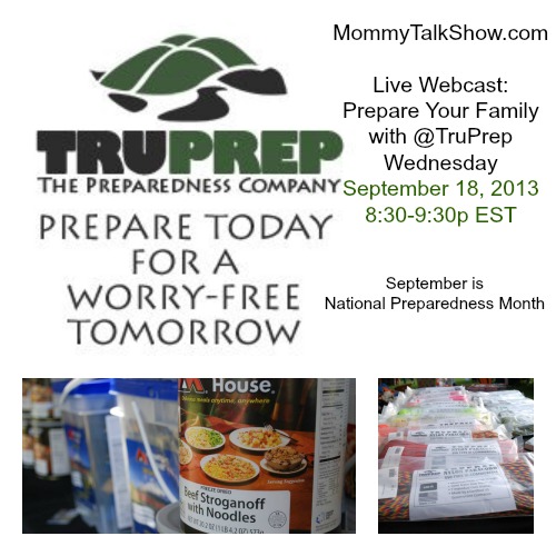 Live Webcast: Prepare Your Family with TruPrep 9/18 at 8:30p EST