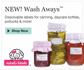 Mabel's Labels Wash Away Labels ~ MommyTalkShow.com