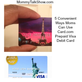 5 Convenient Ways Moms Can Use Card.com Prepaid Visa Debit Card ~ MommyTalkShow.com