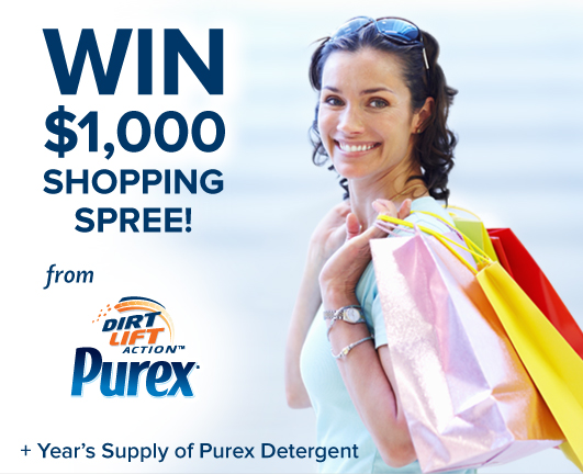 Win $1000 Shopping Spree + Year's Supply of Purex
