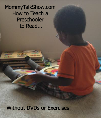How to teach a preschooler to read ~ MommyTalkShow.com