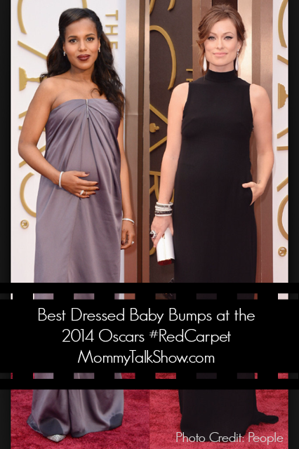 Best Dressed Baby Bump at the 2014 Oscars #RedCarpet ~ MommyTalkShow.com