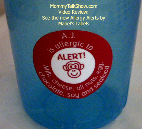Video: See the New Allergy Alert Label's from Mabel's Labels ~ MommyTalkShow.com