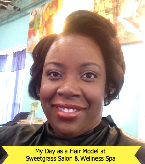 My Day as a Hair Model at Sweetgrass Salon and Spa ~ MommyTalkShow.com