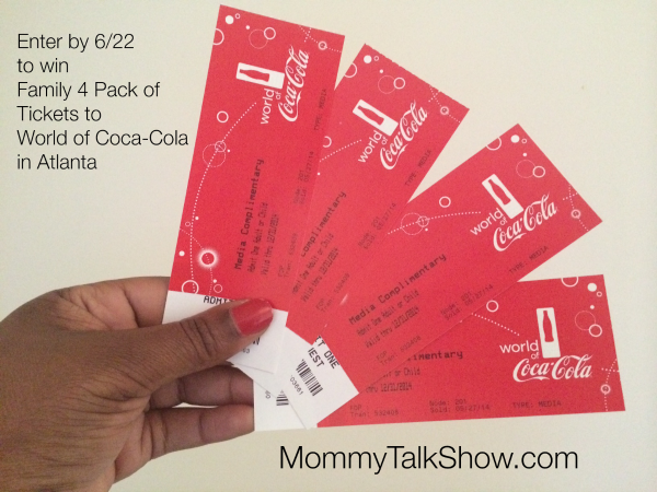 Explore the World of Coca-Cola this Summer with a Family Four Pack Ticket Giveaway ~ MommyTalkShow.com