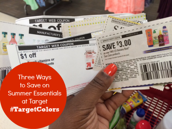 Three Ways to Save on Summer Essentials at Target #TargetColors ~ MommyTalkShow.com