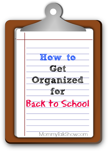 How to Get Organized for Back to School ~ MommyTalkShow.com