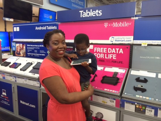 TMobile Tablet at Walmart