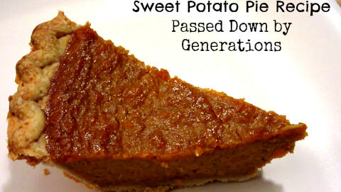 Sweet Potato Pie Recipe Featured