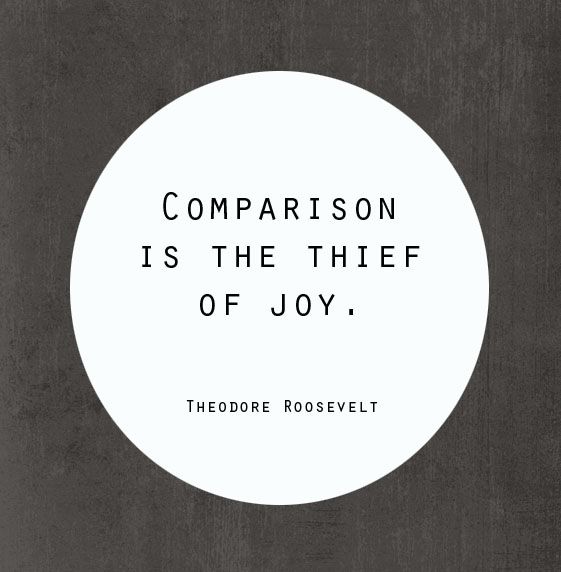 Comparison is the Thief of Joyce