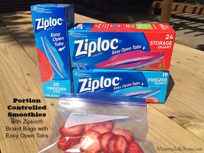 Ziploc Bag Smoothies