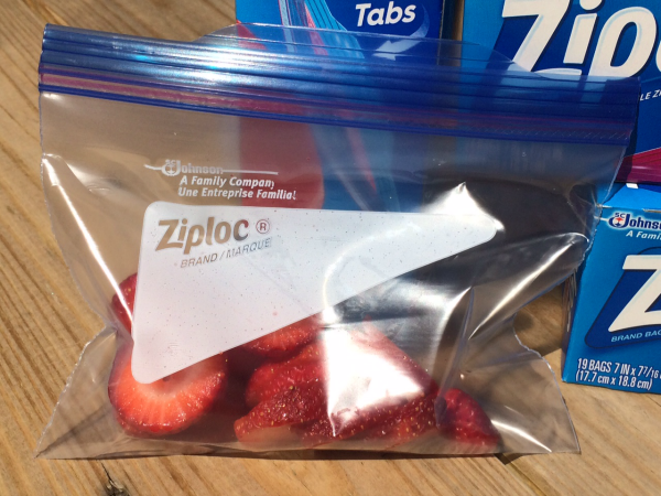 Ziploc Brand Easy Open Tabs