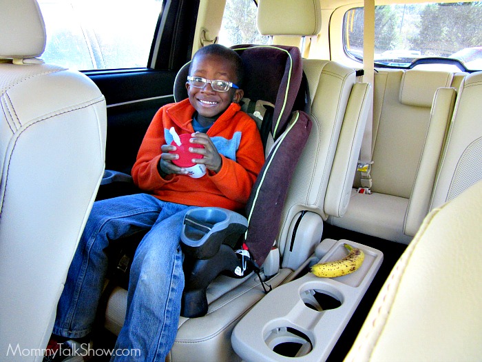 A.J. in Carseat Toyota