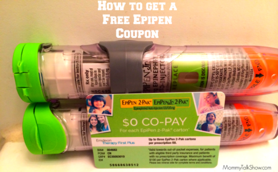 Free epipen coupon