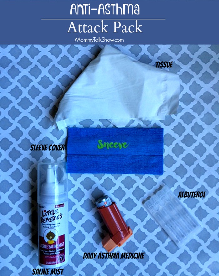 What I Keep in Our Son's Asthma Attack Pack