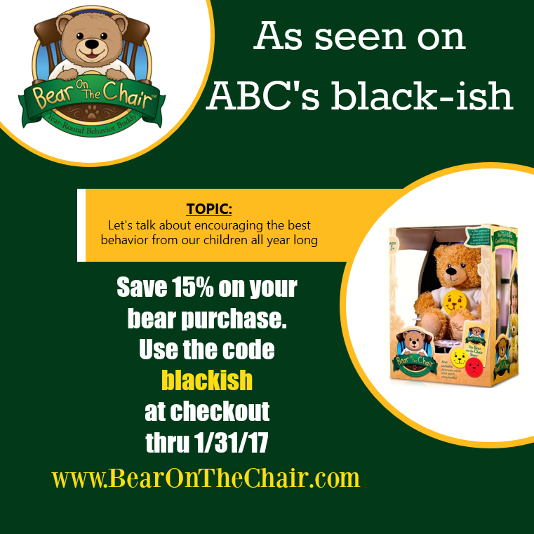 Blackish Bear on the Chair