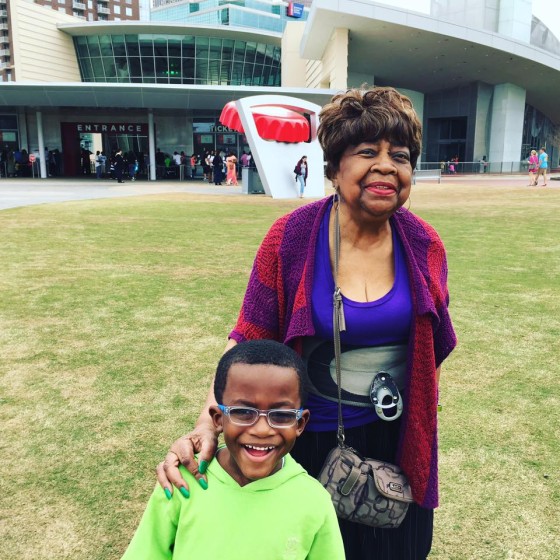 A.J. & Grandma world of coca cola