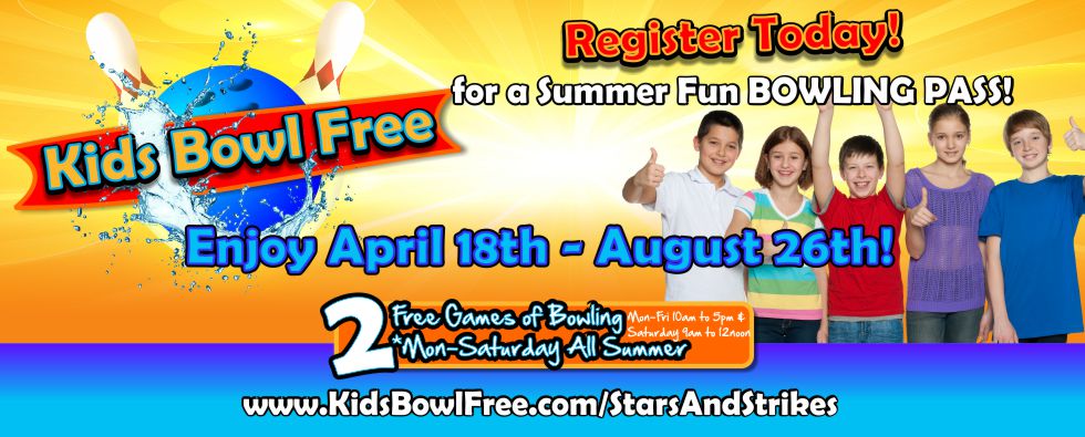 Kids Bowl Free Stars and Strikes