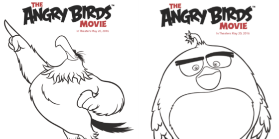 Angry Birds Coloring Sheets
