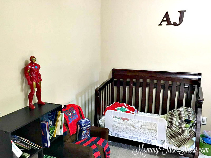 A.J. Initials Bedroom