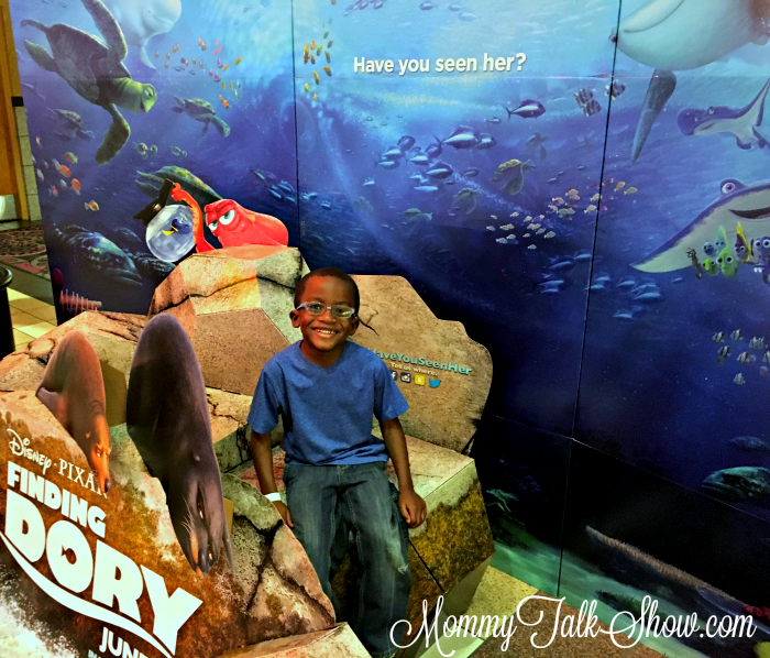 A.J. at Finding Dory Preview