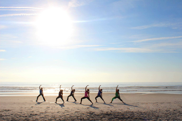 Jekyll Island Beach Yoga