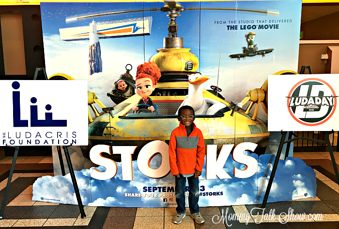 A.J. at Storks Movie