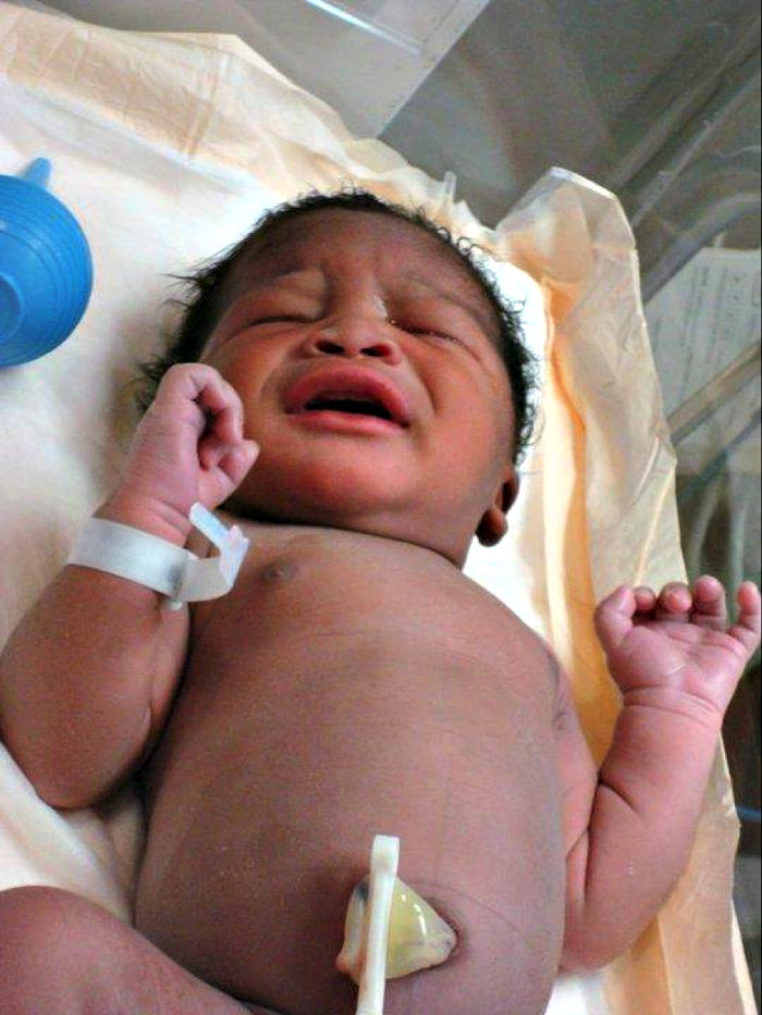A.J. newborn belly