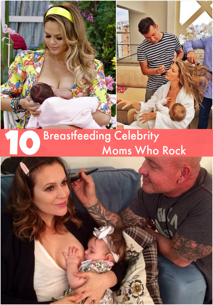 Breastfeeding Celebrity Moms