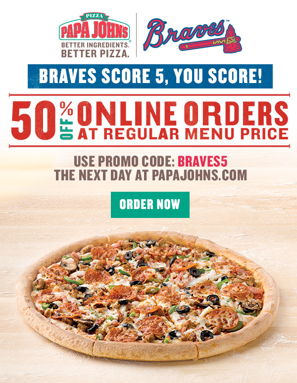 Papa Johns Braves Partners