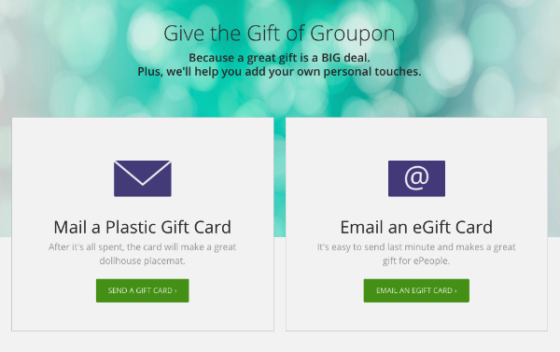 Groupon Gift Card