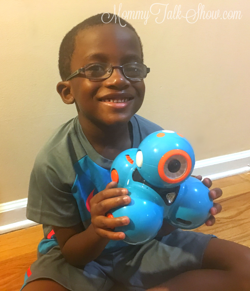 A.J. with Dash Robot