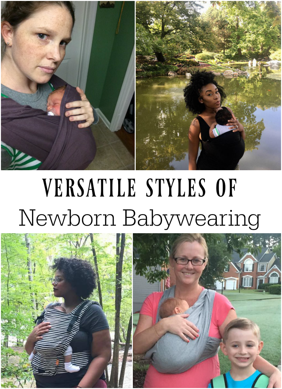 Versatile Styles of Newborn Babywearing