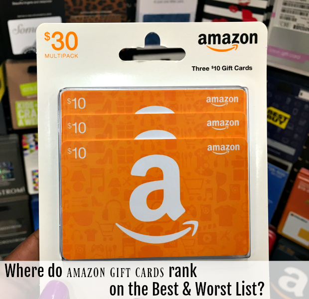 Where do Amazon Gift Cards Rank on the 2017 Best & Worst List?