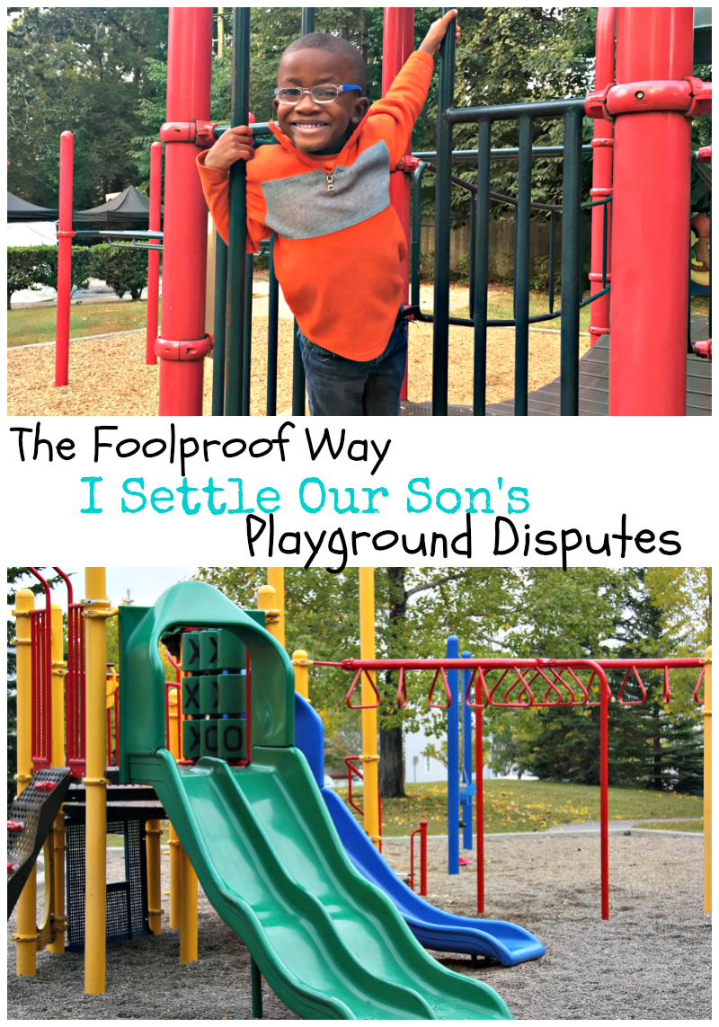 The Foolproof Way I Settle Our Son's Playground Disputes