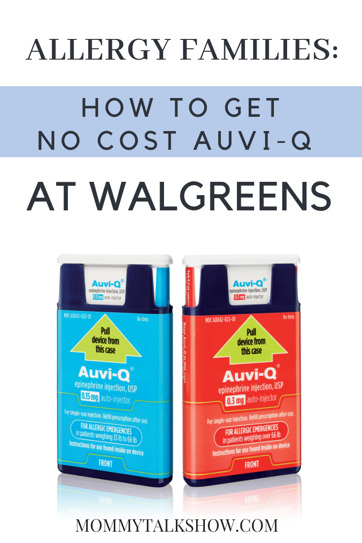 Allergy Families: No Cost AUVI-Q Auto-Injector Now Available at Walgreens