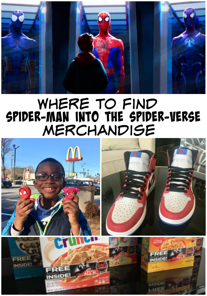 Here’s Where You Can Find Spider-Man: Into the #Spiderverse Merchandise