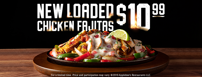 Date Night Fajitas at Applebees