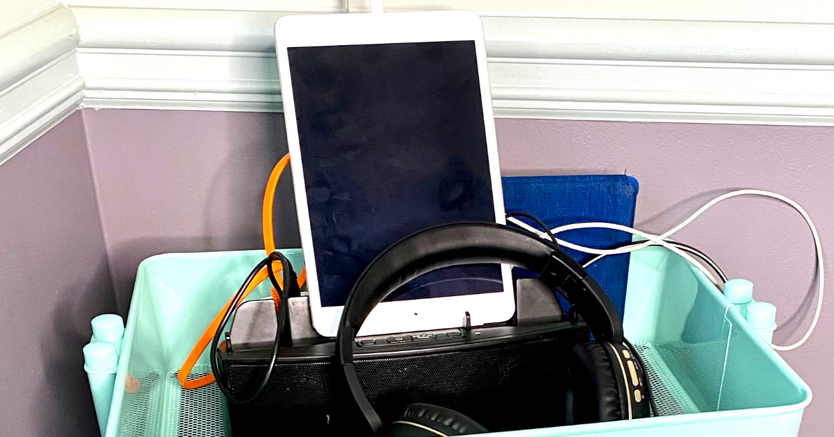 Charging Station Organizer Ideas For Phones & Other Electronics